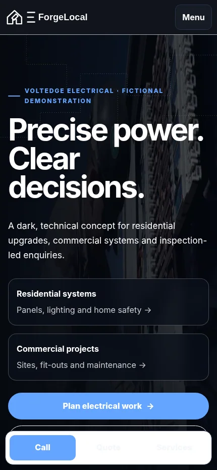 ForgeLocal mobile preview